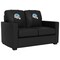 Dreamseat Silver Loveseat with Detroit Lions Helmet Logo XZ7759003LSCDBK-PSNFL20052 - alternate 1
